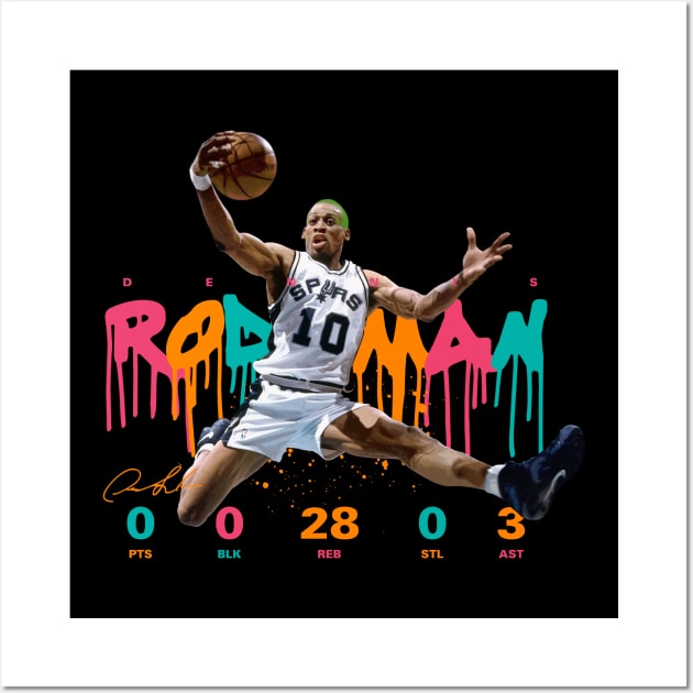 Dennis Rodman Wall Art by Juantamad